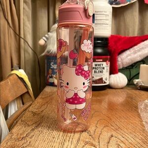 Hello Kitty Strawberry Water Bottle